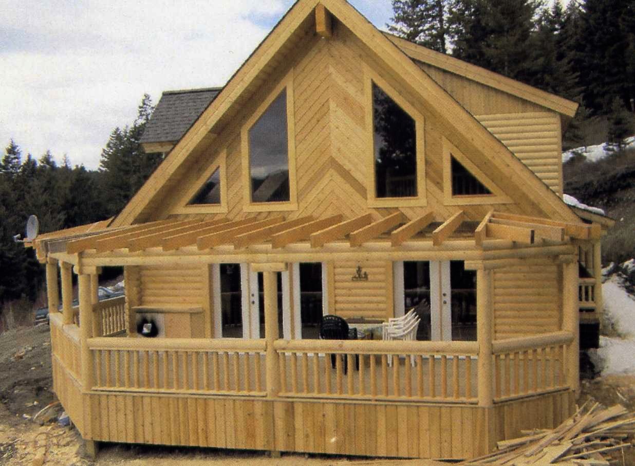 Open raftered deck